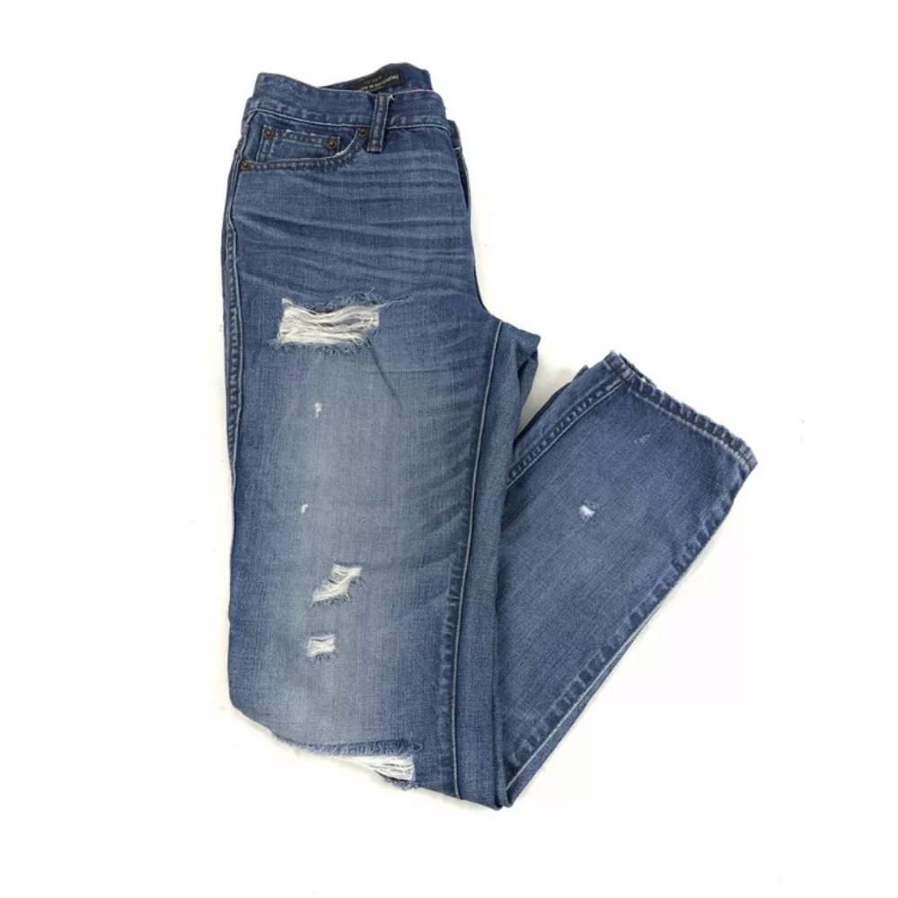 J.Crew Jean Broken In Boyfriend Distressed Denim👖 - Picture 4 of 6